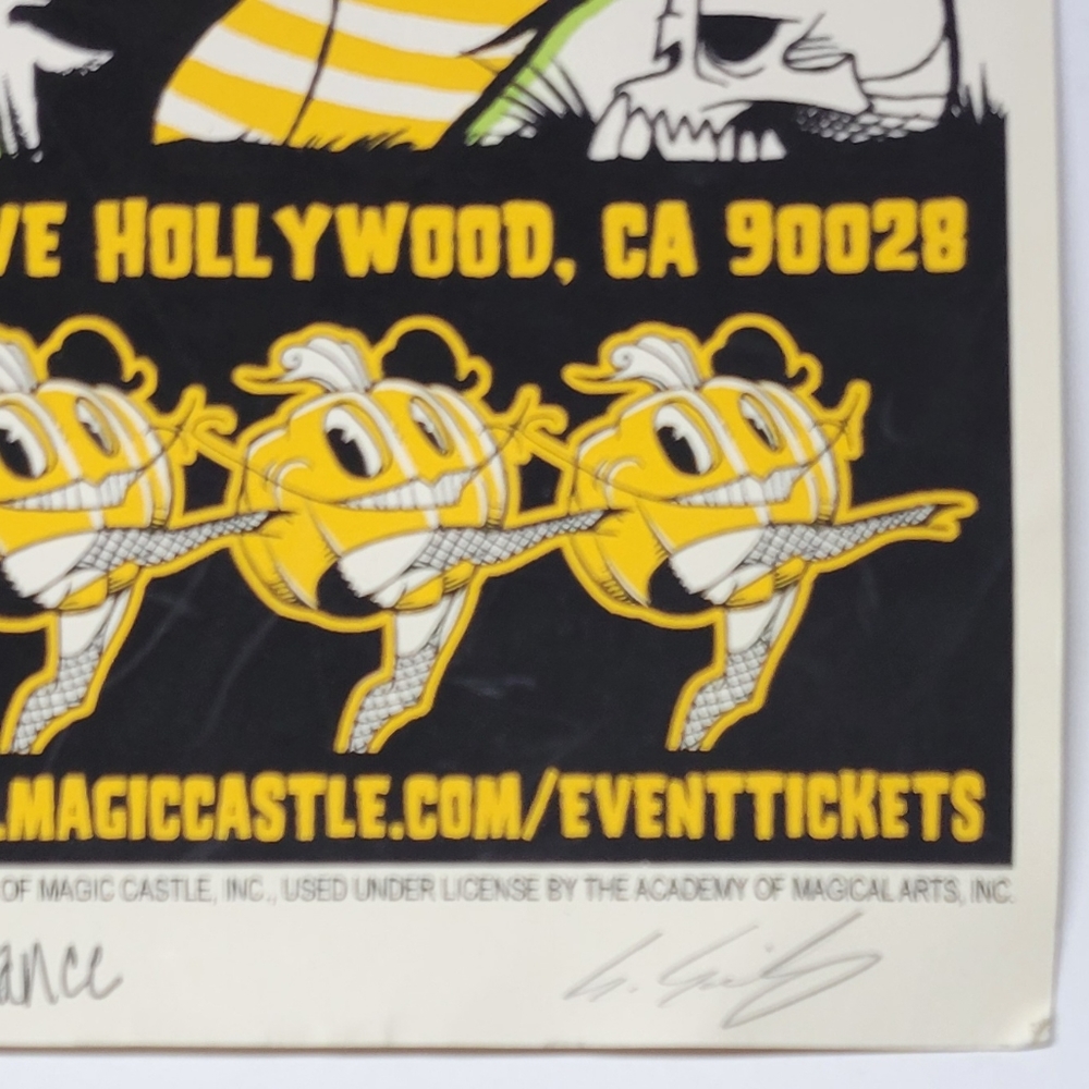 Gris Grisly's Cabaret Macabre Signed Poster 11"X17" Print #'d 41/100 - Picture 6 of 7